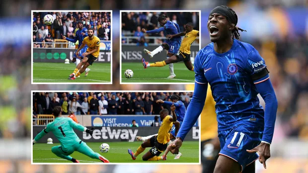 Madueke Scores Hat-Trick As Chelsea Crush Wolves