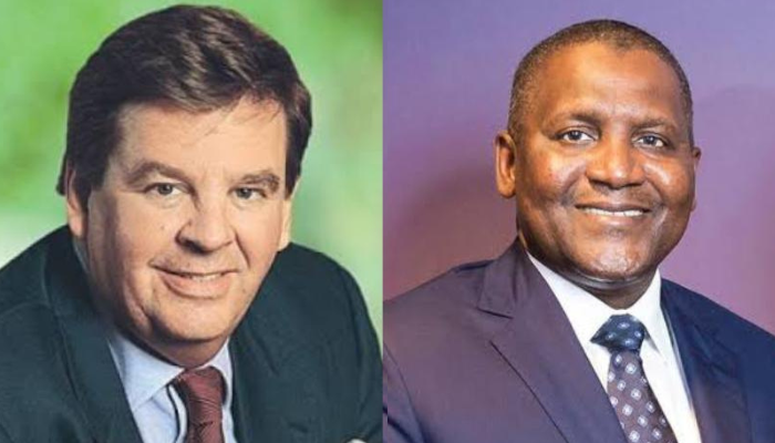 South African billionaire, Johann Rupert, overtakes Aliko Dangote as Africa’s richest person